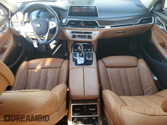 2021 BMW 7 Series 750i xDrive with VIN WBA7U2C0XMCF54323, listed as a Copart auction lot 75518894 with 11,786 mi miles and Salvage title. Bid and sale history available at DreamBid. Image 8.