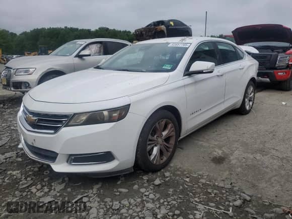 2014 Chevrolet Impala LT z VIN 2G1125S35E9103875, wystawiony jako Copart lot #63857705 z przebiegiem Nie podano mil oraz Szkoda całkowita • Salvage title. Historia ofert i sprzedaży dostępna na DreamBid. Obrazek 1.