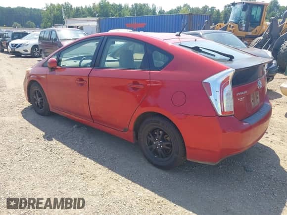 2013 Toyota Prius One with VIN JTDKN3DU8D0339703, listed as a IAAI auction lot 42993106 with 26,604 mi miles and . Bid and sale history available at DreamBid. Image 3.