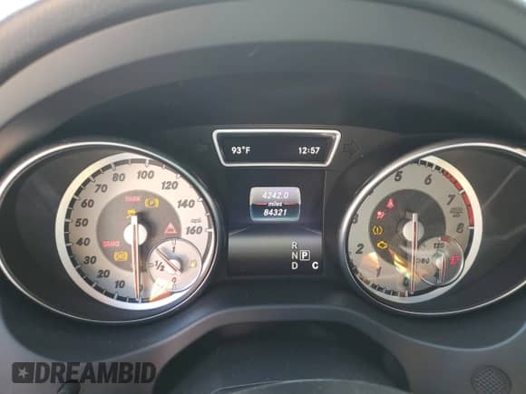 2016 Mercedes-Benz CLA 250 with VIN WDDSJ4GB5GN318414, listed as a Copart auction lot 66415225 with 84,321 mi miles and Salvage title. Bid and sale history available at DreamBid. Image 9.