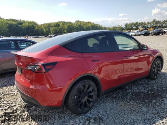 2022 Tesla Model Y Long Range с VIN 7SAYGAEE5NF520862, выставлен на аукционе Copart как лот 80619235 с пробегом 40 401 миль миль и Списание • Salvage title. История ставок и продаж доступна на DreamBid. Изображение 3.