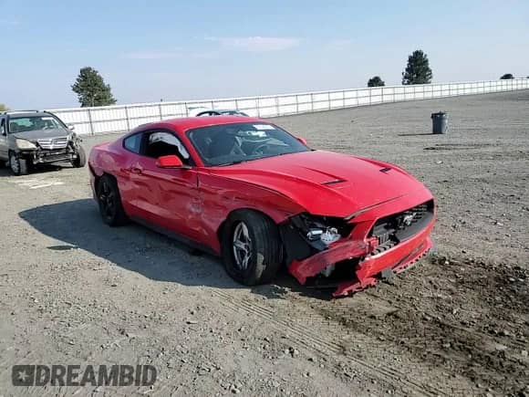 2018 Ford Mustang EcoBoost with VIN 1FA6P8TH5J5114947, listed as a Copart auction lot 80144015 with 71,097 mi miles and Salvage title. Bid and sale history available at DreamBid. Image 13.