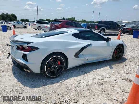 2023 Chevrolet Corvette 2LT с VIN 1G1YB2D44P5129550, выставлен на аукционе Copart как лот 66081805 с пробегом 40 850 миль миль и Списание • Salvage title. История ставок и продаж доступна на DreamBid. Изображение 3.