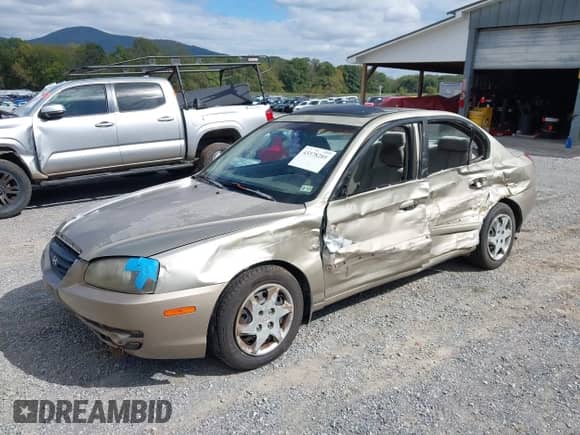 2005 Hyundai Elantra GLS with VIN KMHDN46D15U100091, listed as a IAAI auction lot 43378289 with 176,099 mi miles and . Bid and sale history available at DreamBid. Image 2.