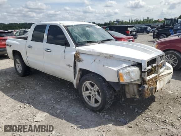 2007 Dodge Dakota with VIN 1D7HE28P07S265071, listed as a Copart auction lot 60628275 with 193,204 mi miles and Salvage title. Bid and sale history available at DreamBid. Image 4.