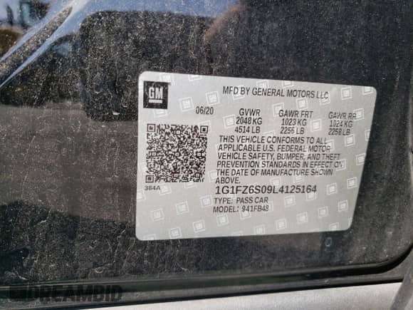 2020 Chevrolet Bolt EV Premier z VIN 1G1FZ6S09L4125164, wystawiony jako Copart lot #66492403 z przebiegiem 13 668 mil mil oraz . Historia ofert i sprzedaży dostępna na DreamBid. Obrazek 14.