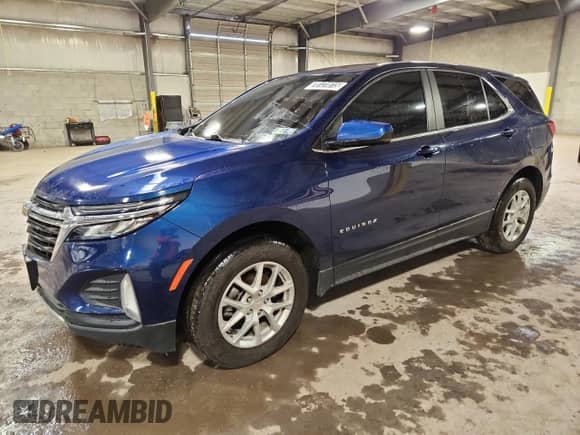 2022 Chevrolet Equinox LT with VIN 3GNAXTEV8NL136318, listed as a Copart auction lot 70131815 with 110,450 mi miles and Clean title. Bid and sale history available at DreamBid. Image 1.