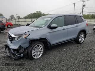 2025 Honda Passport EX-L с VIN 5FNYF8H5XSB019174, выставлен на аукционе Copart как лот 60370915 с пробегом 7 584 миль миль и Списание • Salvage title. История ставок и продаж доступна на DreamBid. Изображение 1.