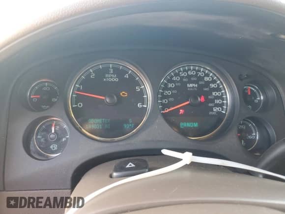 2011 Chevrolet Tahoe LTZ with VIN 1GNSKCE0XBR349444, listed as a Copart auction lot 64838805 with 189,031 mi miles and Salvage title. Bid and sale history available at DreamBid. Image 9.