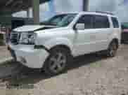 2014 Honda Pilot EX-L with VIN 5FNYF3H5XEB013849, listed as a Copart auction lot 69325505 with 111,728 mi miles and Non repairable. Bid and sale history available at DreamBid. Image 1.