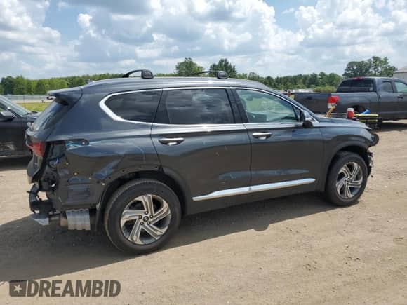 2023 Hyundai Santa Fe SEL with VIN 5NMS3DAJ0PH522359, listed as a Copart auction lot 67424705 with 56,935 mi miles and Salvage title. Bid and sale history available at DreamBid. Image 3.