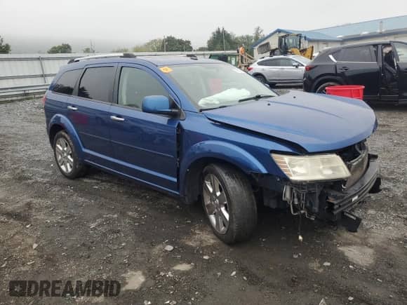 2010 Dodge Journey R/T with VIN 3D4PH6FV9AT129987, listed as a Copart auction lot 74918584 with Not provided miles and Salvage title. Bid and sale history available at DreamBid. Image 4.