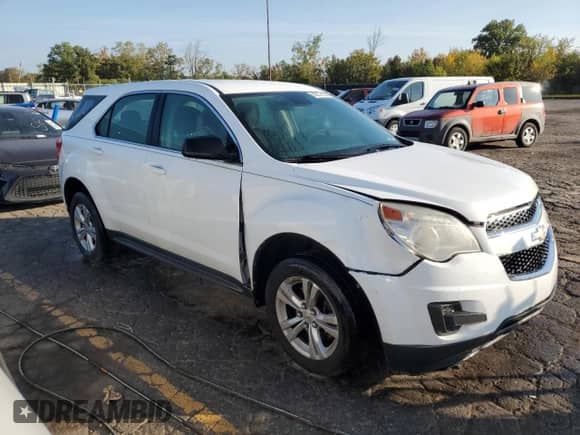 2012 Chevrolet Equinox LS with VIN 2GNALBEK4C1143177, listed as a Copart auction lot 80272105 with 134,177 mi miles and Clean title. Bid and sale history available at DreamBid. Image 4.