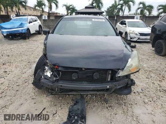 2007 Honda Accord EX-L with VIN 1HGCM66527A045809, listed as a Copart auction lot 81105765 with 187,473 mi miles and Salvage title. Bid and sale history available at DreamBid. Image 5.