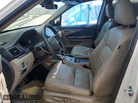 2021 Honda Pilot EX-L with VIN 5FNYF6H51MB098337, listed as a Copart auction lot 65966345 with Not provided miles and Salvage title. Bid and sale history available at DreamBid. Image 7.