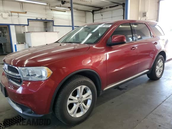 2013 Dodge Durango SXT with VIN 1C4RDJAG7DC681355, listed as a Copart auction lot 81301635 with 152,485 mi miles and Salvage title. Bid and sale history available at DreamBid. Image 1.