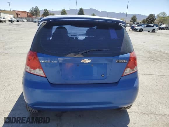 2005 Chevrolet Aveo LS с VIN KL1TD62695B303190, выставлен на аукционе Copart как лот 54049815 с пробегом 143 668 миль миль и Списание • Salvage title. История ставок и продаж доступна на DreamBid. Изображение 6.
