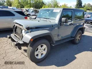 2015 Jeep Wrangler Sport with VIN 1C4AJWAG7FL613059, listed as a Copart auction lot 69094475 with 105,891 mi miles and Salvage title. Bid and sale history available at DreamBid. Image 1.
