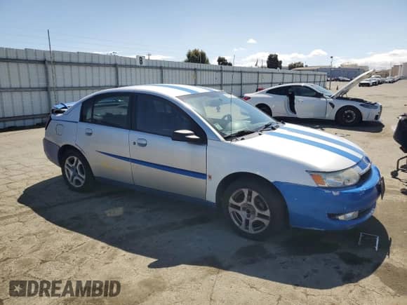2003 Saturn ION ION 3 with VIN 1G8AL52F13Z113265, listed as a Copart auction lot 56462765 with 246,071 mi miles and Salvage title. Bid and sale history available at DreamBid. Image 4.