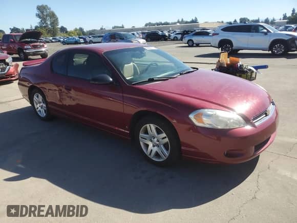 2006 Chevrolet Monte Carlo LTZ with VIN 2G1WN151069353445, listed as a Copart auction lot 80906175 with 142,747 mi miles and Salvage title. Bid and sale history available at DreamBid. Image 4.