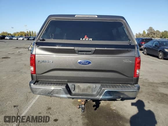 2017 Ford F-150 XL with VIN 1FTEX1EP9HKD73664, listed as a Copart auction lot 81789255 with 130,896 mi miles and Salvage title. Bid and sale history available at DreamBid. Image 6.