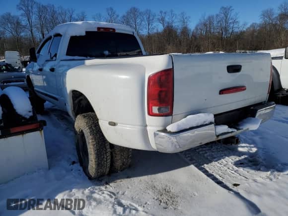 2004 Dodge 3500 SLT with VIN 3D7MU48C24G217004, listed as a Copart auction lot 87841195 with 177,321 mi miles and Salvage title. Bid and sale history available at DreamBid. Image 2.