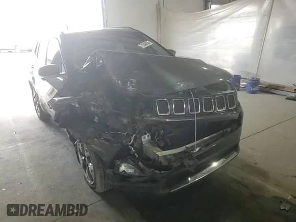 2021 Jeep Compass Limited with VIN 3C4NJDCB2MT536903, listed as a Copart auction lot 71040935 with 74,383 mi miles and Salvage title. Bid and sale history available at DreamBid. Image 14.