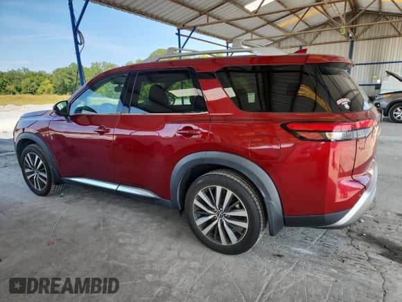 2022 Nissan Pathfinder Platinum с VIN 5N1DR3DH1NC201190, выставлен на аукционе Copart как лот 71661725 с пробегом 46 346 миль миль и Списание • Salvage title. История ставок и продаж доступна на DreamBid. Изображение 2.