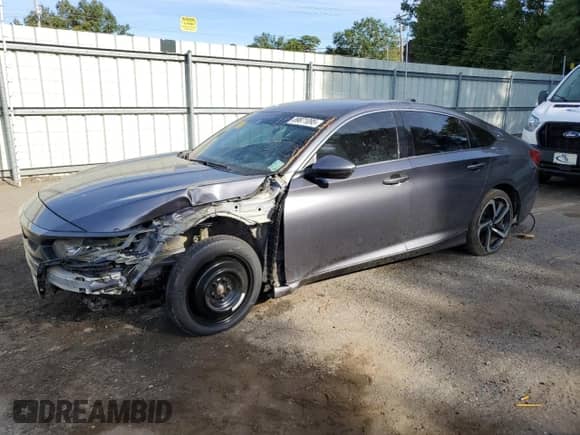 2020 Honda Accord Sport с VIN 1HGCV1F36LA121685, выставлен на аукционе Copart как лот 89871095 с пробегом 84 805 миль миль и Списание • Salvage title. История ставок и продаж доступна на DreamBid. Изображение 1.