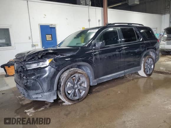 2024 Honda Pilot Sport z VIN 5FNYG2H39RB011702, wystawiony jako Copart lot #66622915 z przebiegiem 38 505 mil mil oraz Nie do naprawy • Non repairable. Historia ofert i sprzedaży dostępna na DreamBid. Obrazek 1.