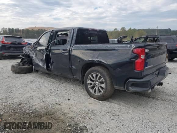 2021 Chevrolet Silverado 1500 RST with VIN 1GCUYEED8MZ227456, listed as a Copart auction lot 87375965 with Not provided miles and Clean title. Bid and sale history available at DreamBid. Image 2.