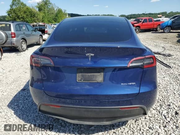 2023 Tesla Model Y Long Range with VIN 7SAYGDEEXPF749820, listed as a Copart auction lot 58756274 with 11,207 mi miles and Salvage title. Bid and sale history available at DreamBid. Image 6.