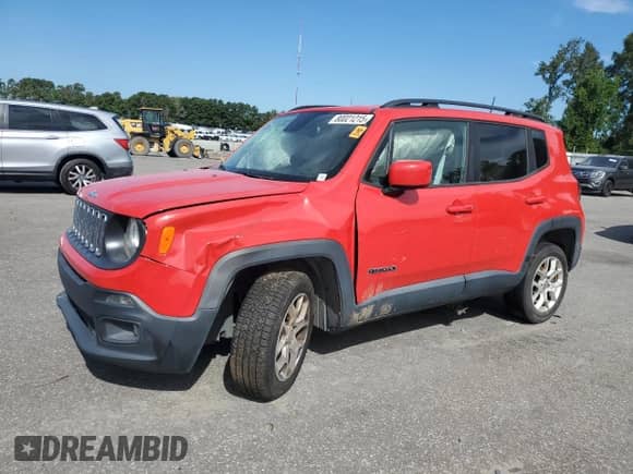 2018 Jeep Renegade Latitude с VIN ZACCJBBB1JPJ41771, выставлен на аукционе Copart как лот 80021215 с пробегом 114 464 миль миль и Списание • Salvage title. История ставок и продаж доступна на DreamBid. Изображение 1.