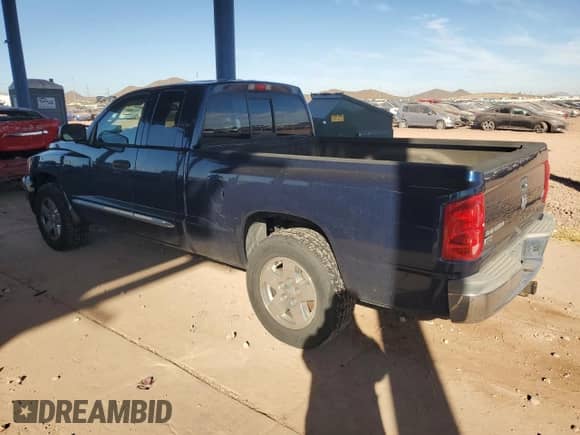 2005 Dodge Dakota with VIN 1D7HE52N45S138782, listed as a Copart auction lot 46602825 with 182,172 mi miles and Salvage title. Bid and sale history available at DreamBid. Image 2.