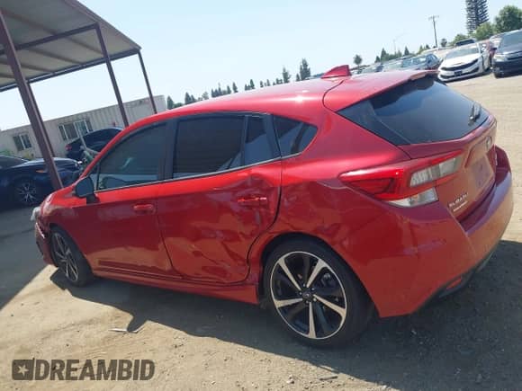 2022 Subaru Impreza Special Sports with VIN 4S3GTAL67N3724575, listed as a IAAI auction lot 42375237 with 21,787 mi miles and . Bid and sale history available at DreamBid. Image 14.