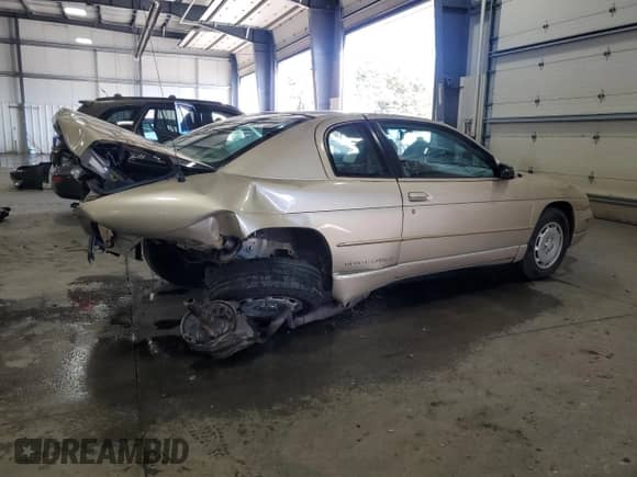 1998 Chevrolet Monte Carlo LS с VIN 2G1WW12M0W9219109, выставлен на аукционе Copart как лот 51790115 с пробегом 175 512 миль миль и На запчасти • Non repairable. История ставок и продаж доступна на DreamBid. Изображение 3.