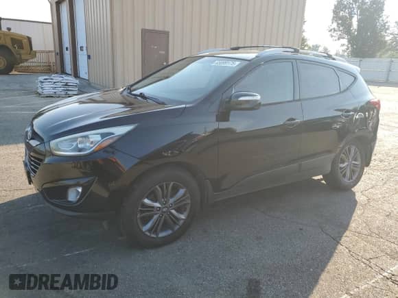2014 Hyundai Tucson Walking Dead Edition z VIN KM8JUCAG1EU939644, wystawiony jako Copart lot #65899175 z przebiegiem 171 118 mil mil oraz Szkoda całkowita • Salvage title. Historia ofert i sprzedaży dostępna na DreamBid. Obrazek 1.