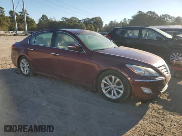 2013 Hyundai Genesis 3.8L z VIN KMHGC4DD8DU235248, wystawiony jako Copart lot #73462114 z przebiegiem 180 725 mil mil oraz Szkoda całkowita • Salvage title. Historia ofert i sprzedaży dostępna na DreamBid. Obrazek 4.