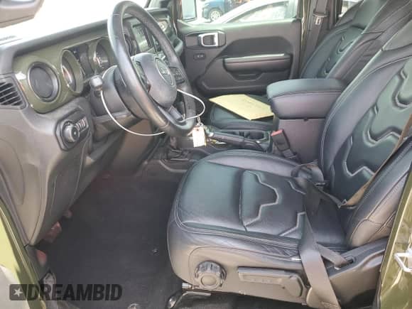 2021 Jeep Wrangler Unlimited Sport S with VIN 1C4HJXDG5MW561975, listed as a Copart auction lot 66330475 with 120,184 mi miles and Salvage title. Bid and sale history available at DreamBid. Image 7.