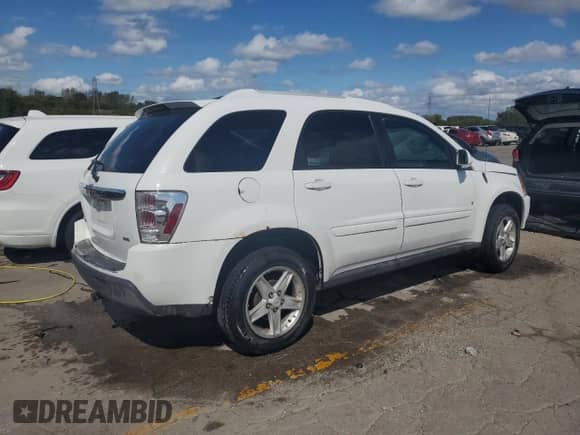 2006 Chevrolet Equinox LT with VIN 2CNDL73F966119565, listed as a Copart auction lot 70367634 with 122,556 mi miles and Salvage title. Bid and sale history available at DreamBid. Image 3.