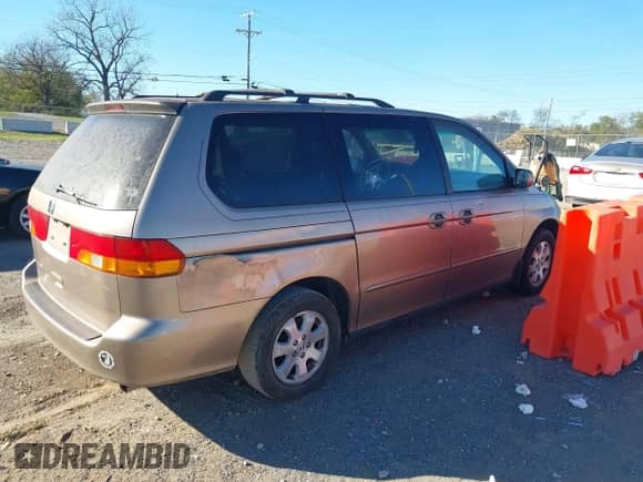 2004 Honda Odyssey EX с VIN 5FNRL18684B072360, выставлен на аукционе IAAI как лот 43509336 с пробегом 258 546 миль миль и . История ставок и продаж доступна на DreamBid. Изображение 4.