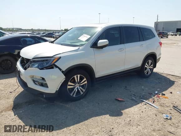 2017 Honda Pilot EX-L z VIN 5FNYF5H89HB018518, wystawiony jako IAAI lot #41983800 z przebiegiem 161 622 mil mil oraz . Historia ofert i sprzedaży dostępna na DreamBid. Obrazek 2.