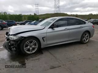 2016 BMW 4 Series 435i xDrive with VIN WBA4B3C53GG528456, listed as a Copart auction lot 56949045 with 125,957 mi miles and Salvage title. Bid and sale history available at DreamBid. Image 1.