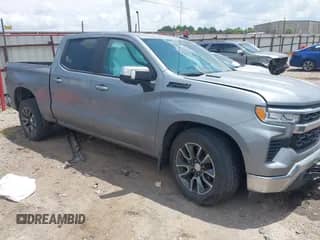 2023 Chevrolet Silverado 1500 LT with VIN 3GCUDDE81PG327783, listed as a IAAI auction lot 42963761 with 26,620 mi miles and . Bid and sale history available at DreamBid. Image 1.