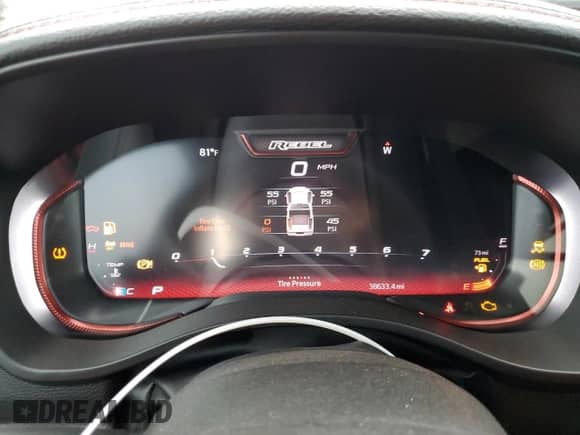 2024 Ram 1500 Rebel z VIN 1C6SRFLT1RN163139, wystawiony jako Copart lot #60737595 z przebiegiem 38 633 mil mil oraz Szkoda całkowita • Salvage title. Historia ofert i sprzedaży dostępna na DreamBid. Obrazek 9.