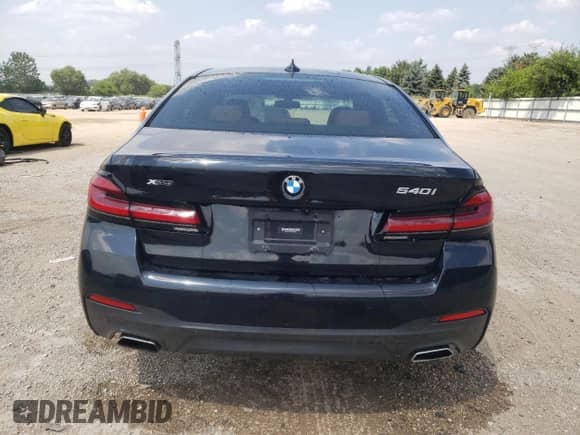 2021 BMW 5 Series 540i xDrive with VIN WBA73BJ02MWW94223, listed as a Copart auction lot 66396445 with 39,642 mi miles and Salvage title. Bid and sale history available at DreamBid. Image 6.