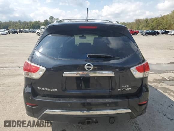 2013 Nissan Pathfinder SV z VIN 5N1AR2MM1DC662513, wystawiony jako Copart lot #81436705 z przebiegiem 177 298 mil mil oraz Szkoda całkowita • Salvage title. Historia ofert i sprzedaży dostępna na DreamBid. Obrazek 6.