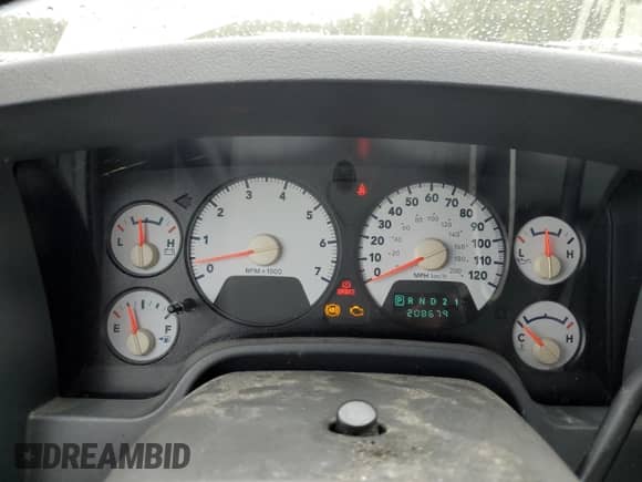 2007 Dodge 1500 SLT с VIN 1D7HA18227J571236, выставлен на аукционе Copart как лот 84544905 с пробегом 208 679 миль миль и Списание • Salvage title. История ставок и продаж доступна на DreamBid. Изображение 9.