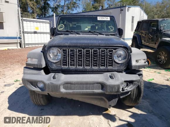 2024 Jeep Wrangler Sport S с VIN 1C4PJXAN3RW366785, выставлен на аукционе Copart как лот 87094754 с пробегом 3 109 миль миль и Списание • Salvage title. История ставок и продаж доступна на DreamBid. Изображение 5.
