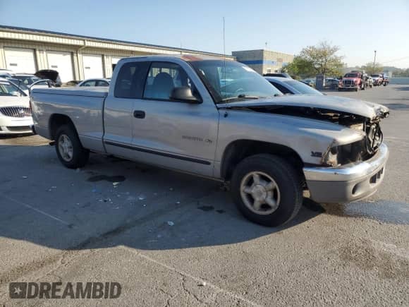 1999 Dodge Dakota SLT with VIN 1B7GL22X0XS108886, listed as a Copart auction lot 81113005 with 188,072 mi miles and Salvage title. Bid and sale history available at DreamBid. Image 4.